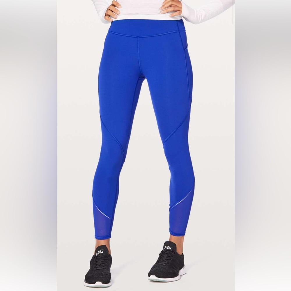 Lululemon gait keeper tights jet stream EUC